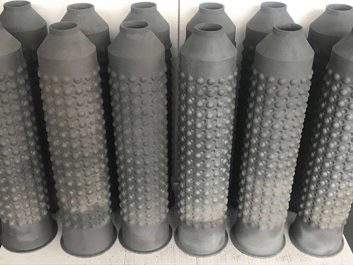 Reaction Bonded Silicon Carbide Ceramic Cyclone Liner High Temperature Resistance