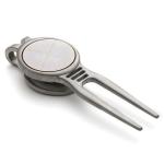 High quality metal golf green ball fork spring ball fork golf tools supplies