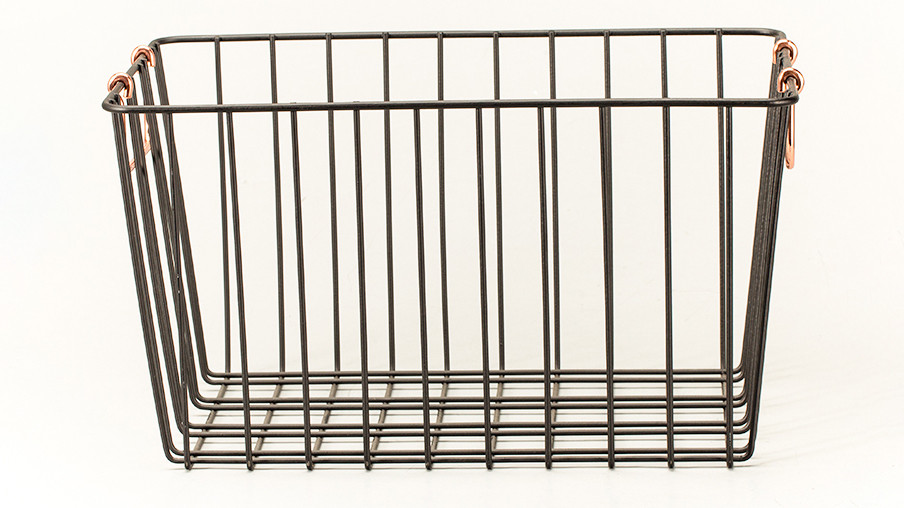 Bathroom Multifunctional Basket Organiser Drawer Organiser Household Metal Basket With Handle For Sundries