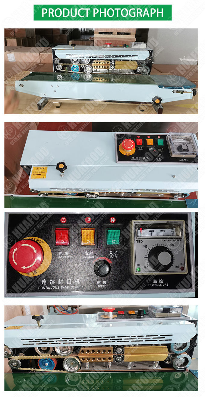Pvc Aluminum Foil 16m/Min Plastic Bag Heat Sealing Machine