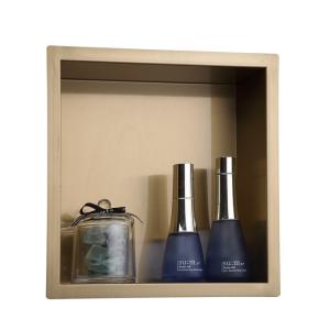 China 12in Width Rectangle Chrome Niche Bathroom Cabinets For Vanity wholesale