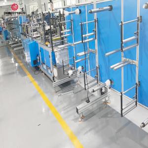 China Nonwoven Fabric KN95 Face Mask Making Machine 100 - 120pcs/Min Flat Fold Type wholesale