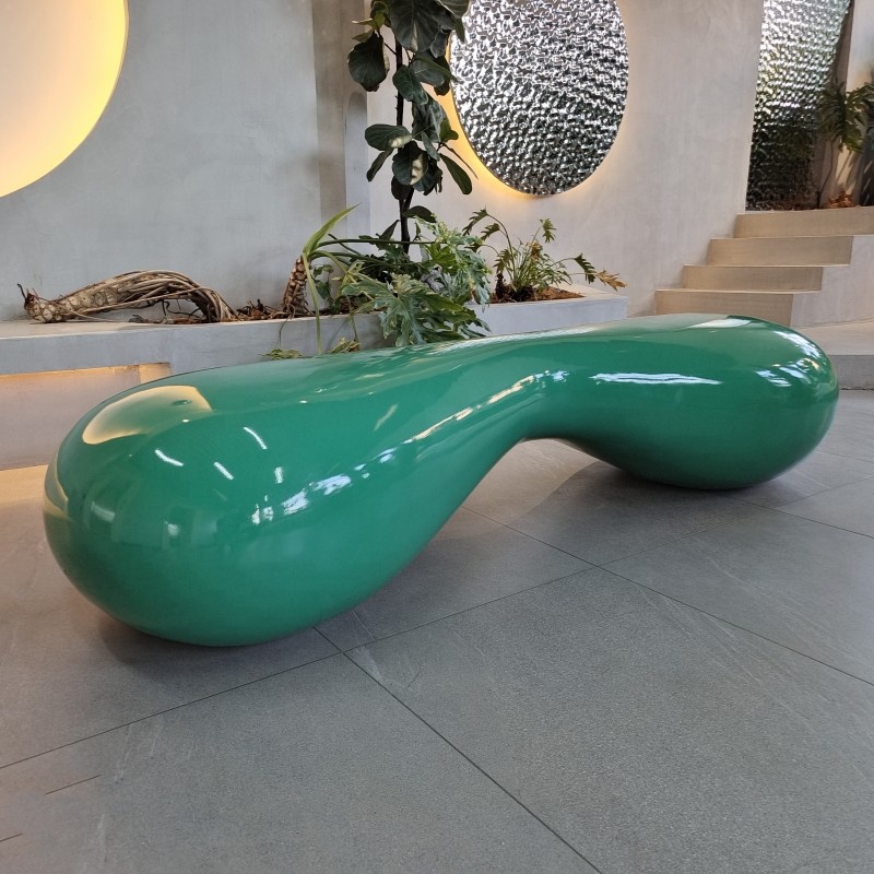 Garden Customized Fiberglass Resin Furniture / Fiberglass Furniture Table Sets
