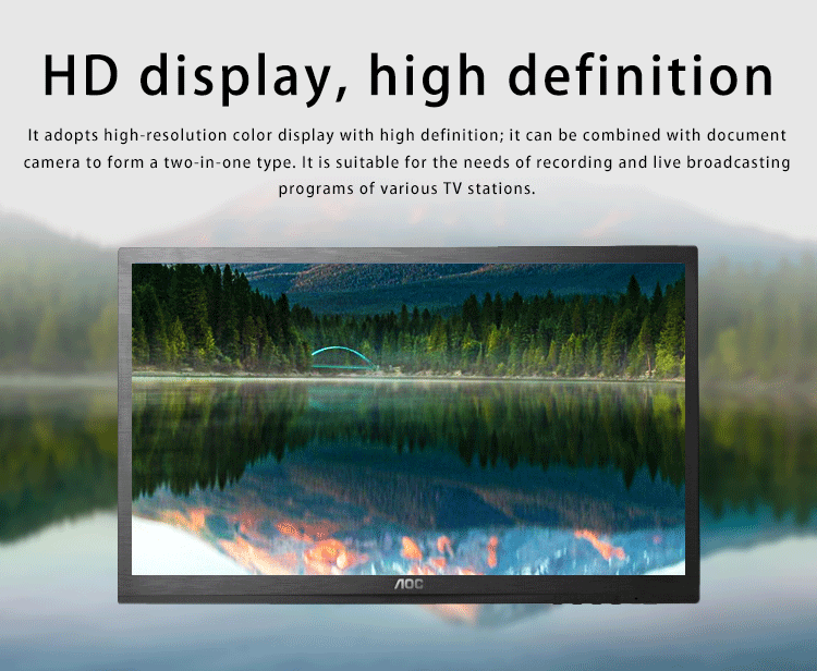 20 inch Private Mold Teleprompter for Interview Live Broadcast TV Broadcast Equipment