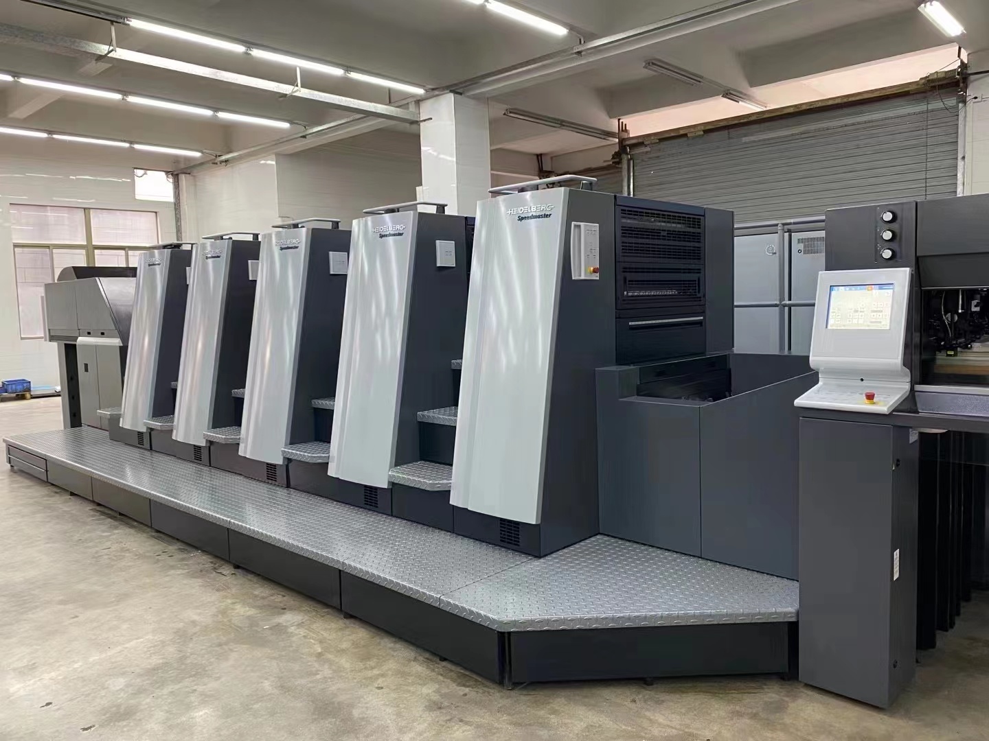 Automatic Grade SM52-6 Heidelberg Offset Printing Machine Second Hand 380V PLC For Machinery Repair Shops In Germany