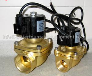 China Musical Fountain Electromagnetic Solenoid Valve , Brass Water Solenoid Valve wholesale