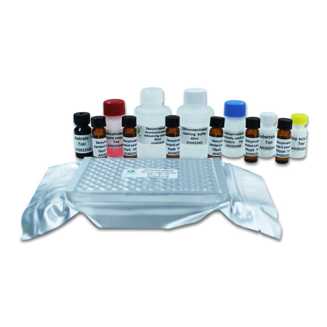 Deoxynivalenol Medical Diagnostic ELISA Kits 2ppb For Feed 96 Wells/Kit Sensitivity