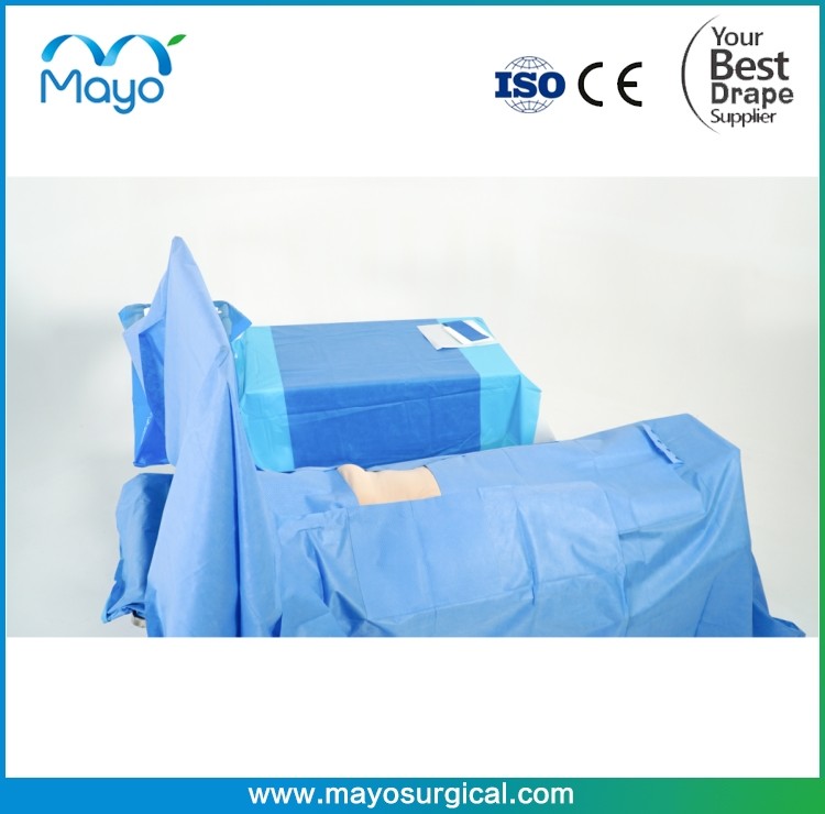 Sterile Disposable General Surgical Pack Universal Drape Pack With Gown