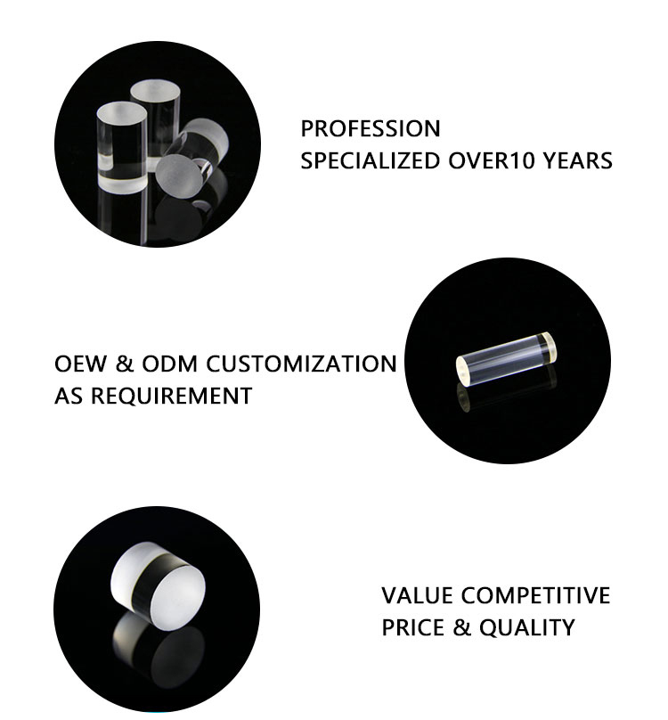 Optical Infrared Rigid Rod Lens For Medical Instruments Equipment