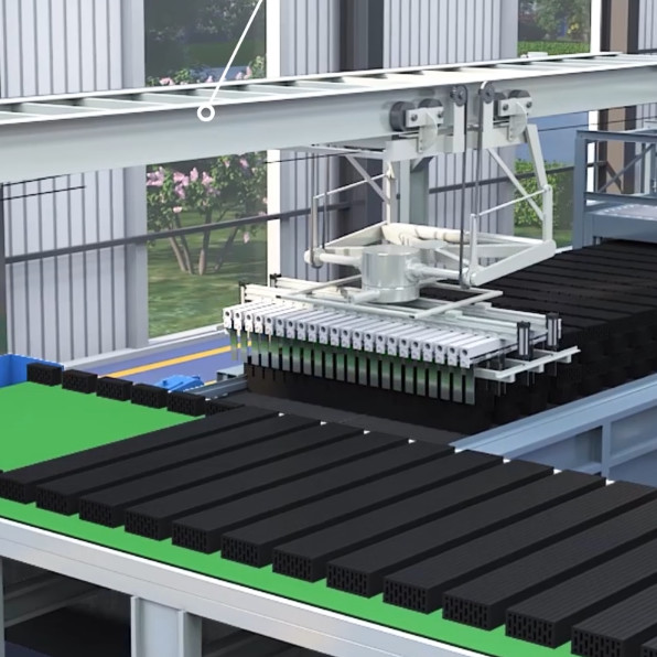 High Capacity Automatic Stacking Machine Fired Clay Brick Making Machine 25000 Bricks/hr