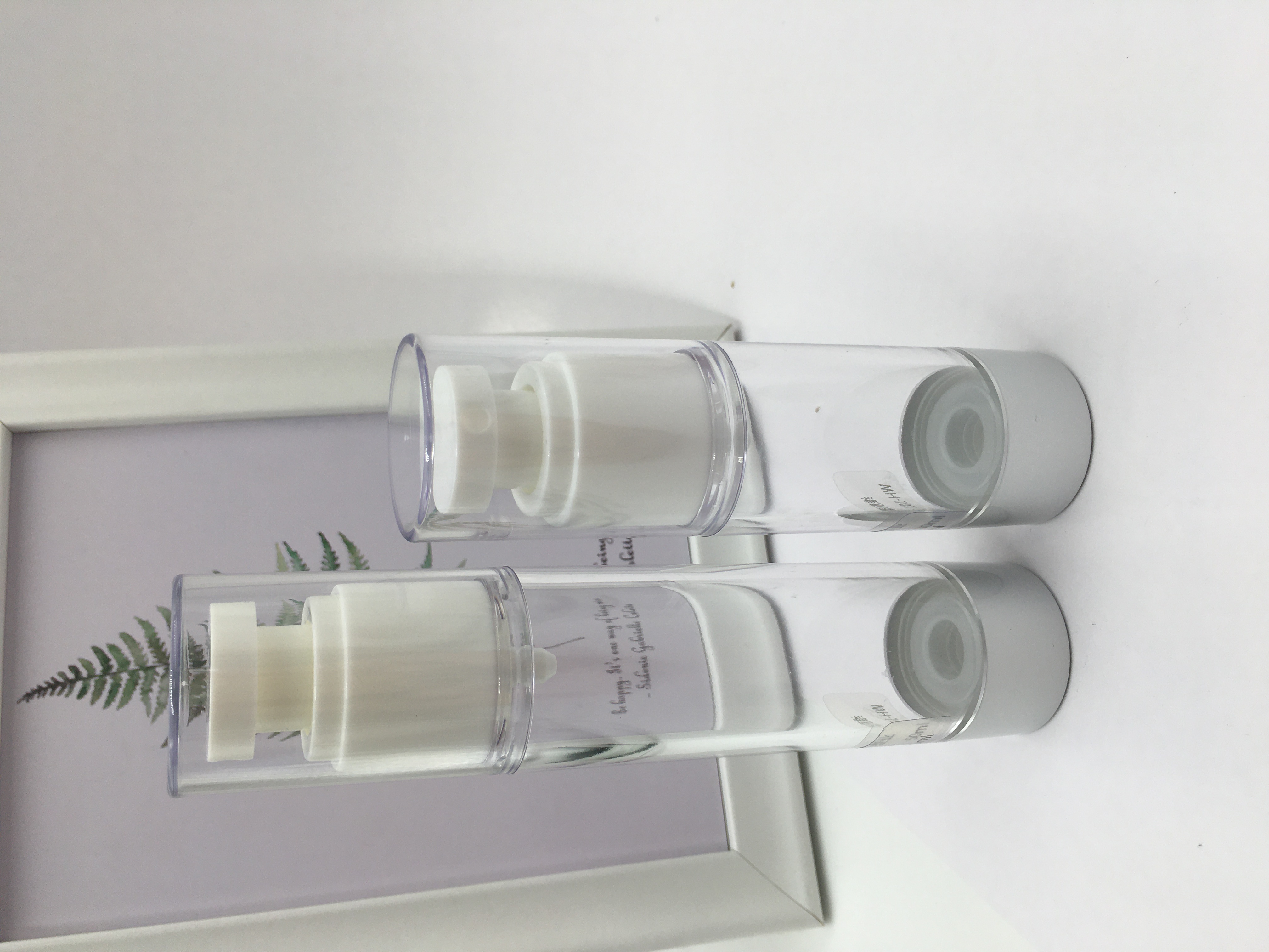 100ml Airless Pump Bottle With Cap Empty Bottle With Applicator