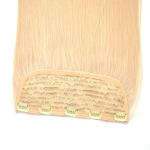 One Piece Long Clip In Hair Extensions Human Hair 100 Gram Full Color