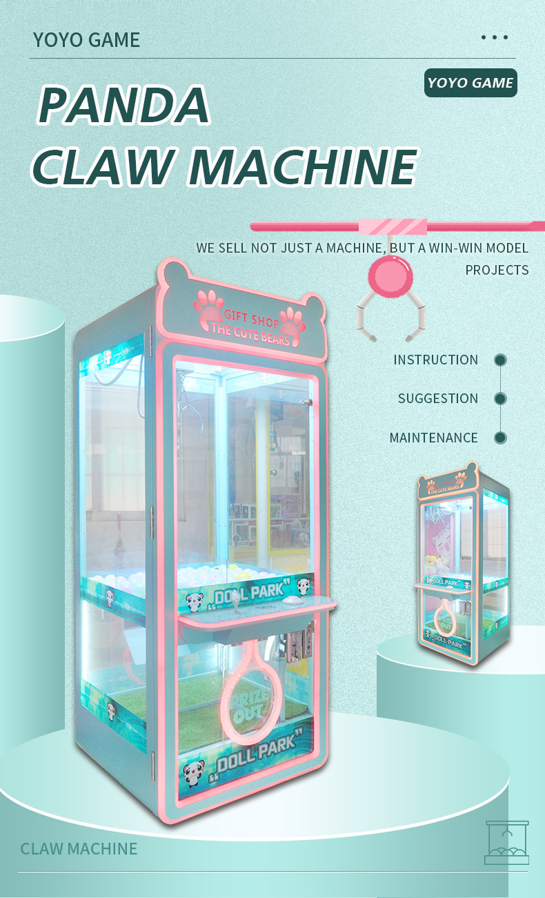 Arcade Game Coin Operated crane claw machine for sale plush toys for claw machine toy crane machine