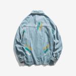 OEM Custom Logo Label Long Sleeve Jacket Denim Clothing Manufacturer Low MOQ