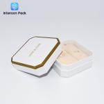 ISO9001 Small Jewelry Packaging Boxes PU Leather Pearl Paper Hot Stamping