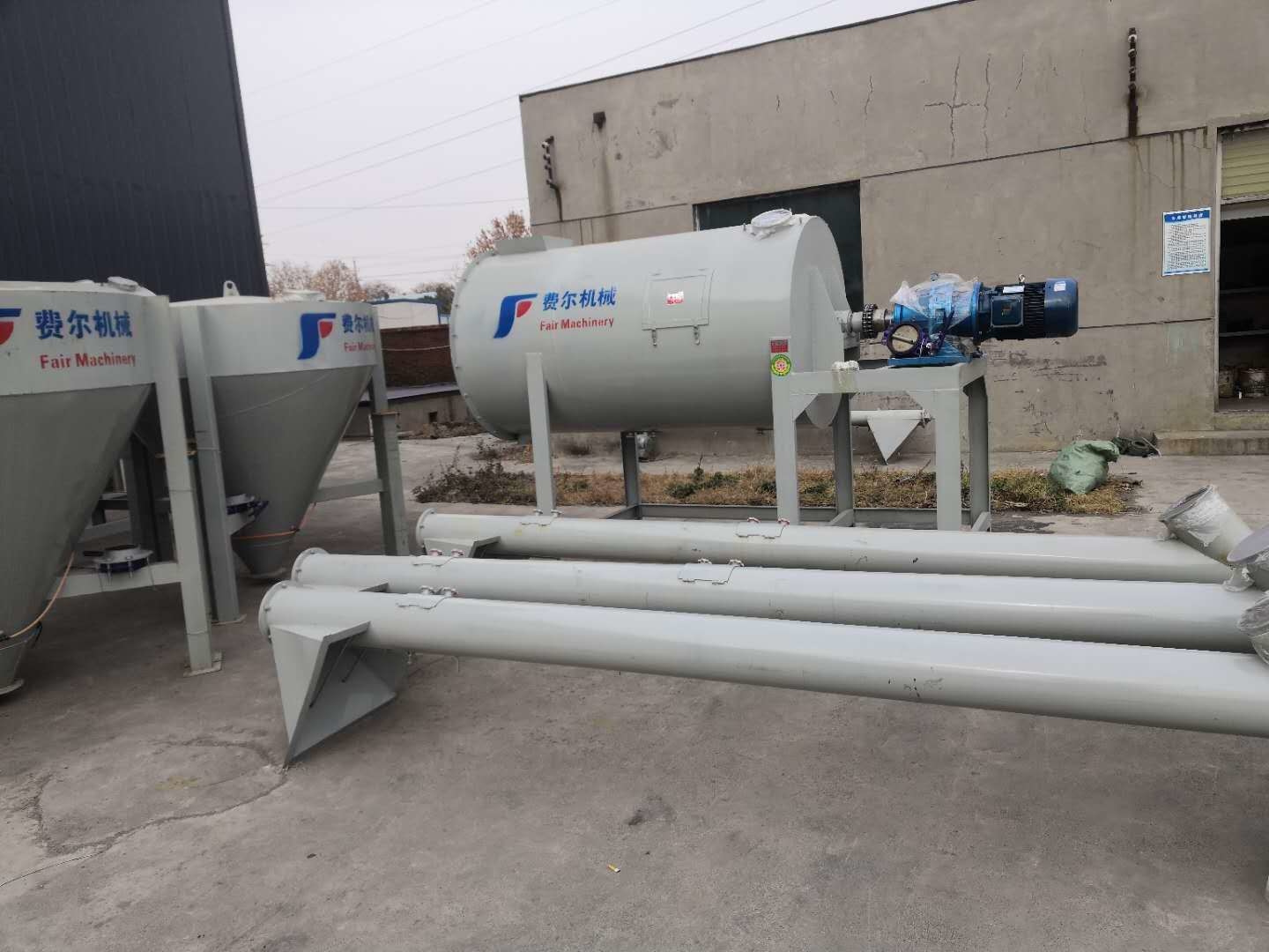 One Axis Single Horizontal Shaft Mixer , Stainless Steel Ribbon Mixer CE Certified