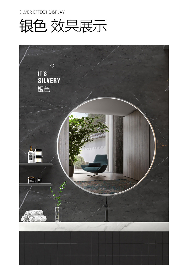 178/178 Viewing Angle LED Touch Screen Smart Mirror With Display IPS LCD Screen