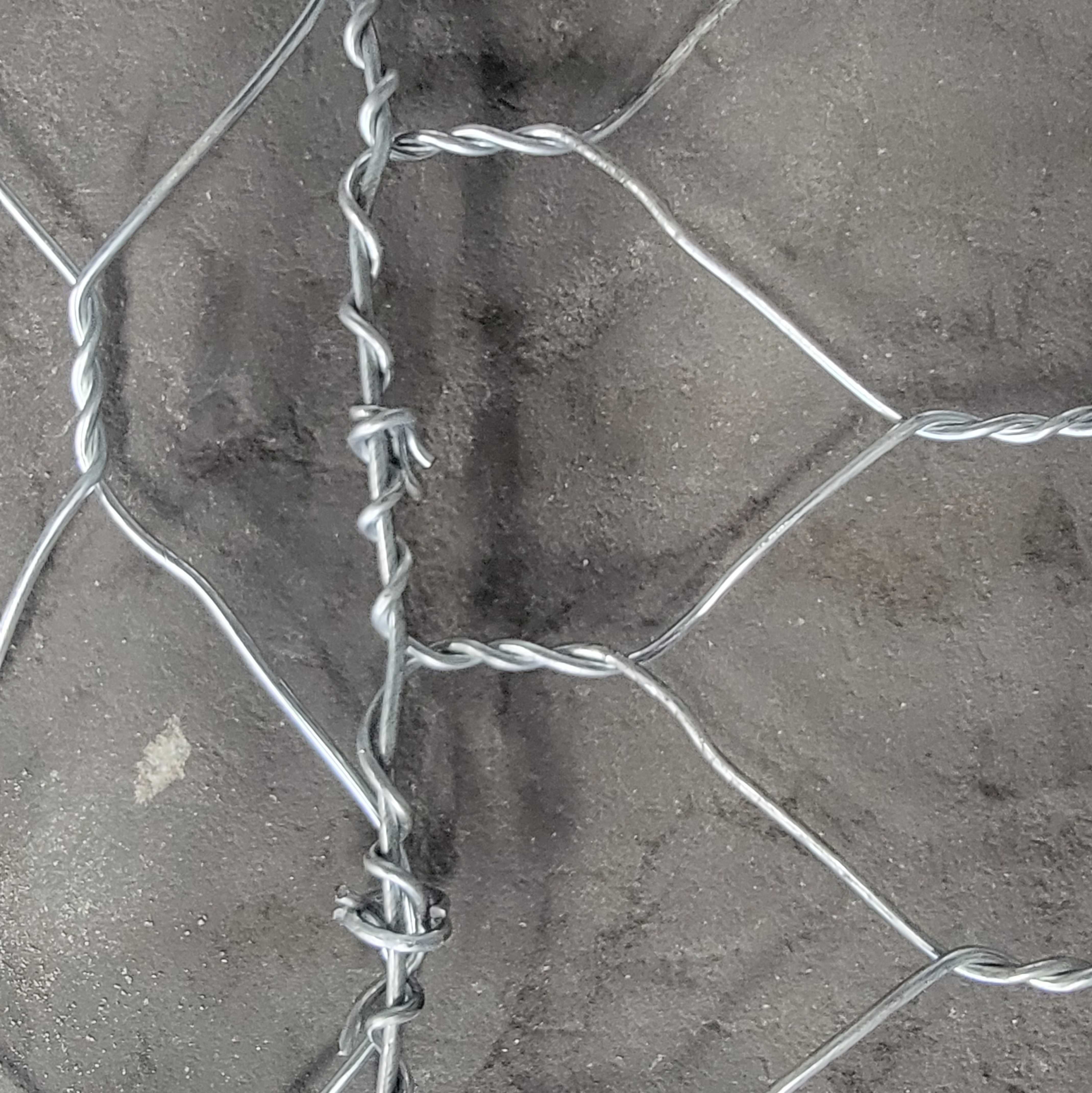 1*1*0.3m PVC Coated Gabion Mattress Flexible Woven Stone Cage with Hexagonal Holes for Coastal Projects
