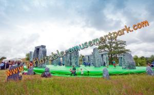 China PVC Material Giant Stonehenge Inflatable Jumper Floor Sport Games wholesale