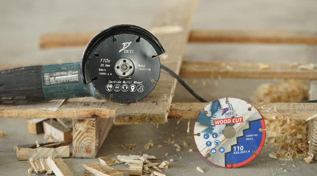 Deyi 115mm Circular Alloy Saw Blade With Grit Cutting Wood With Nail