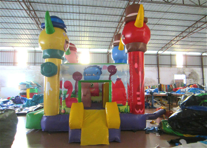 Halloween inflatable combo inflatable little monsters combo holiday festival inflatables small inflatable bouncy