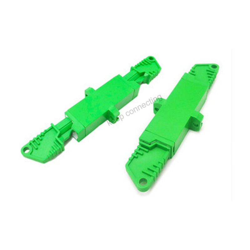 Simplex Fiber Cores PBT FTTH E2000 APC Fiber Optic Adapter for Material Performance