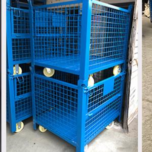 China Warehouse Mild Steel Q235 50x100 Metal Storage Cage wholesale