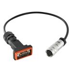 Audio Video Waterproof Cable Connector 9 Pin - 15 Pin Male Female D Sub