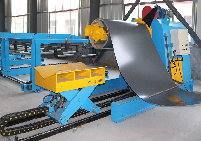 hydraulic decoiler