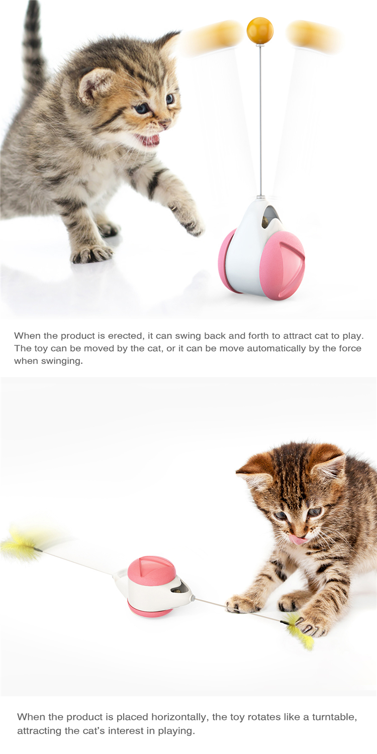 2021 Hot selling luxury goods wholesale robot pet cat robot toy cat interactive tumbler teaser toy
