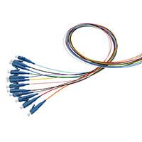 China Simplex LC UPC Fiber Optic Pigtails 1310nm 1550nm Wavelength wholesale
