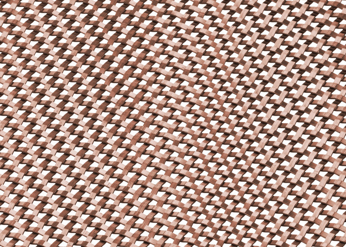 Architectural Woven Decorative Wire Mesh For Building Facades Claddings