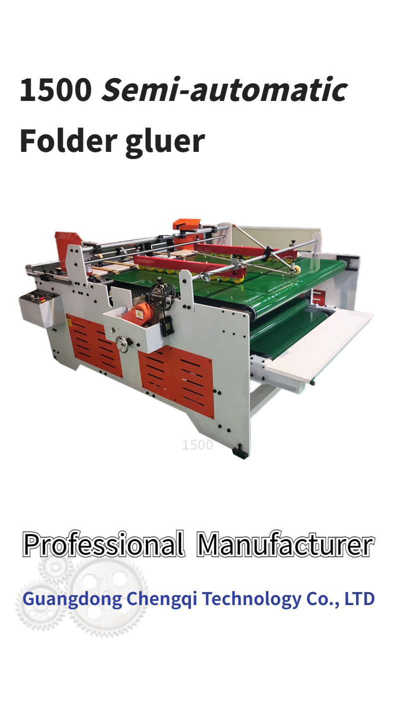 Semi-Automatic Folder Gluing Machine CQT-1500JGKW for Fast and Accurate Pasting