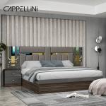 Foshan Wholesale Price King Size Wooden Leather Bed Room Home Modern Luxury