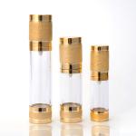 PE PET ABS Cosmetic Airless Lotion Bottles 15ml 30ml 100ml