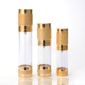 China PE PET ABS Cosmetic Airless Lotion Bottles 15ml 30ml 100ml wholesale