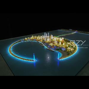 China 1/1000 Architectural Scale Model Nanhai Island Master Plan Model wholesale