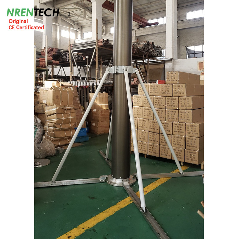 30m lockable pneumatic telescopic mast 300kg payloads-5.5m closed height-for antenna