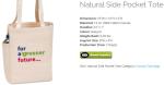 Allure Cosmetic Bag Eco-friendly Bag,Gift Bag,Resort Tote Black Side Pocket Tote