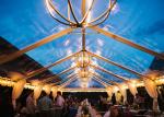 1000 People Luxury Clear Roof Wedding Marquee Party Tents For Sale Transparent