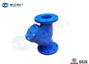 China Manual Y Strainer Valve , Cast Iron Flanged Industrial Y Strainers wholesale