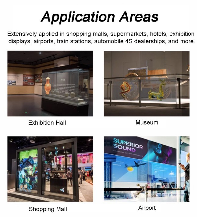 Touch OLED Transparent Screen for Science and Technology Exhibitions Writing Method Pen/Finger Touch