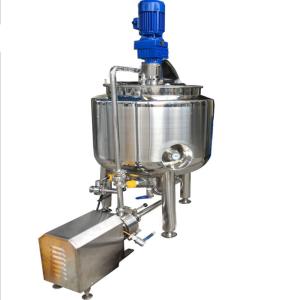 China powerful Cosmetic Homogenizer Mixer Safety Homogenizing Tank wholesale