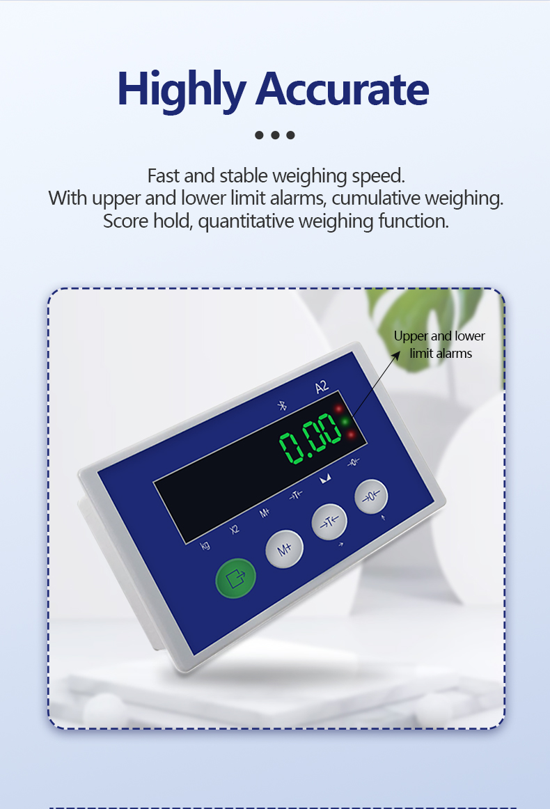 LED Display Embedded Weighing Indicator for SOHE A2 Instrument Sensor Measurement