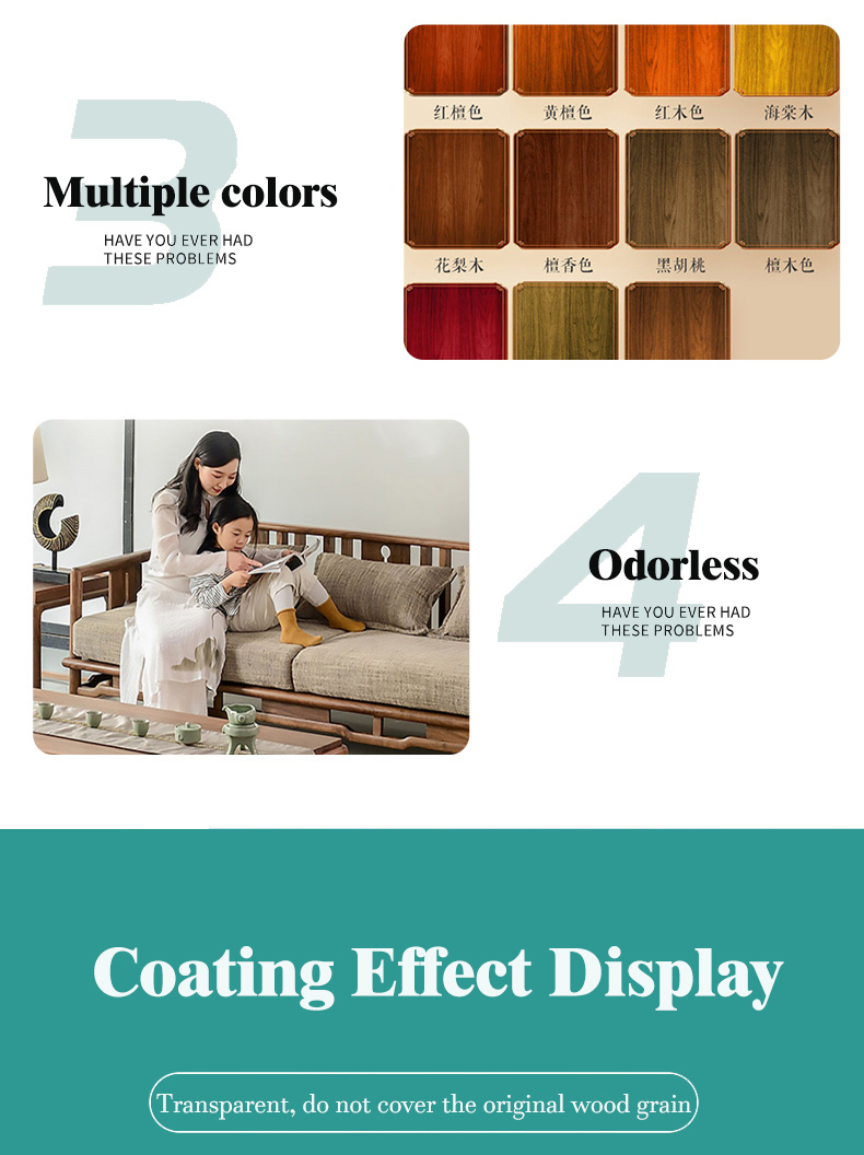 Brush and Spray Application Method PU Clear Wood Varnish Primer Coating Sanding Sealer Paint