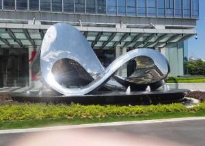 China Unique Design Polished Outdoor Metal Sculpture For City Square Decoration wholesale