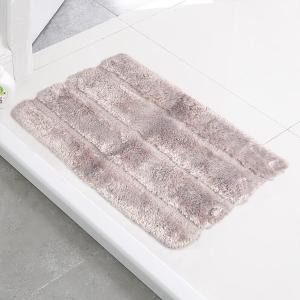 China 2 Pieces Set PVC backing microfiber shower mat Slip Resistance wholesale