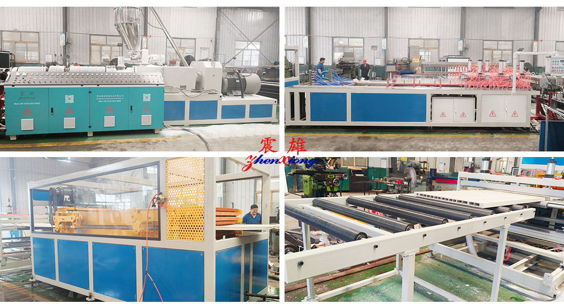 Automation Plastic Board Extrusion Machine PVC Plastic Door Panel Precision Molding