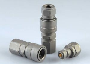 China Zinc Nickle Plated High Pressure Hydraulic Couplings Carbon Steel Special Valve Design wholesale