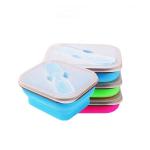Reusable Silicone Collapsible Lunch Box Customized Food Storage Silicone